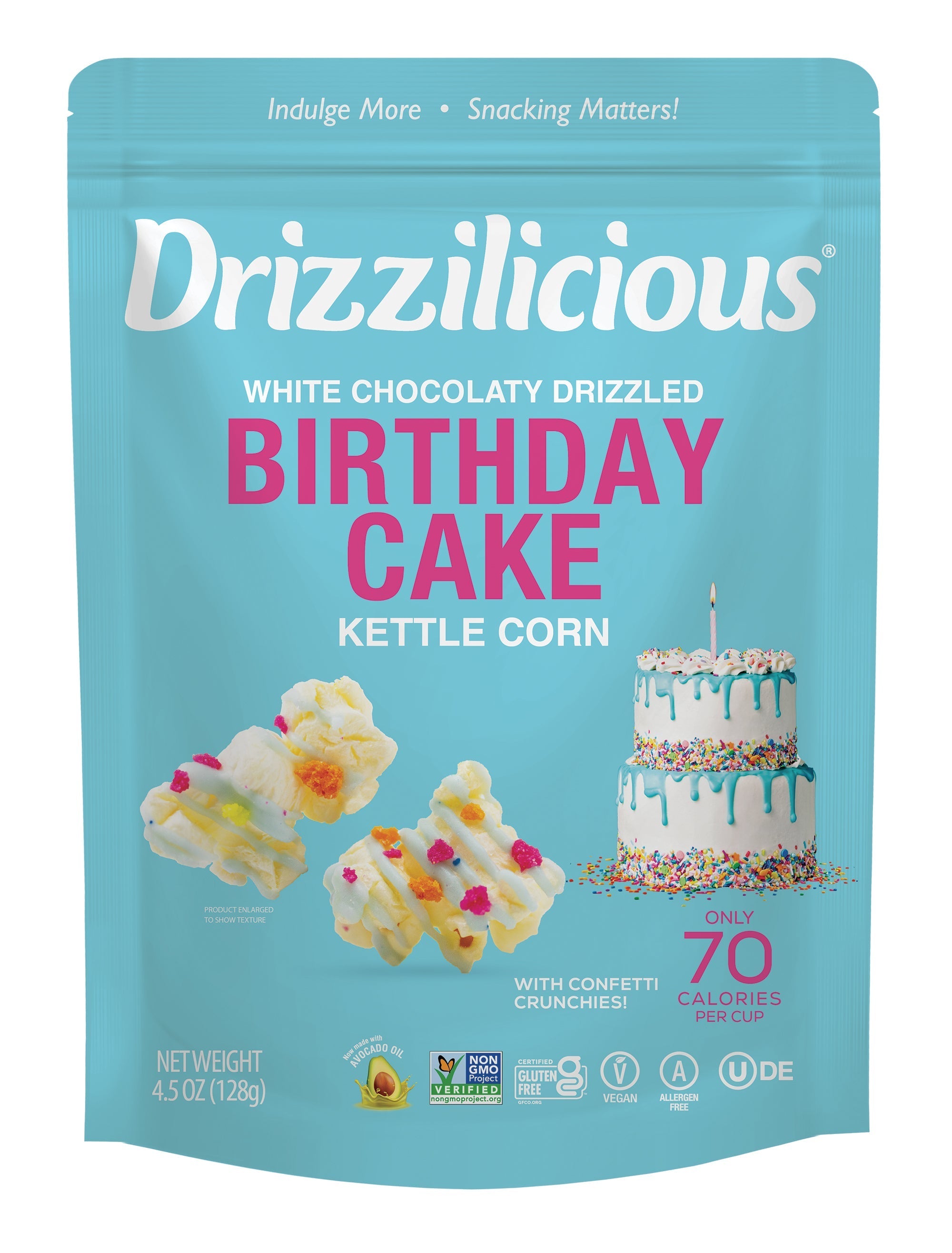 Birthday Cake Drizzled Kettle Corn 4.5oz