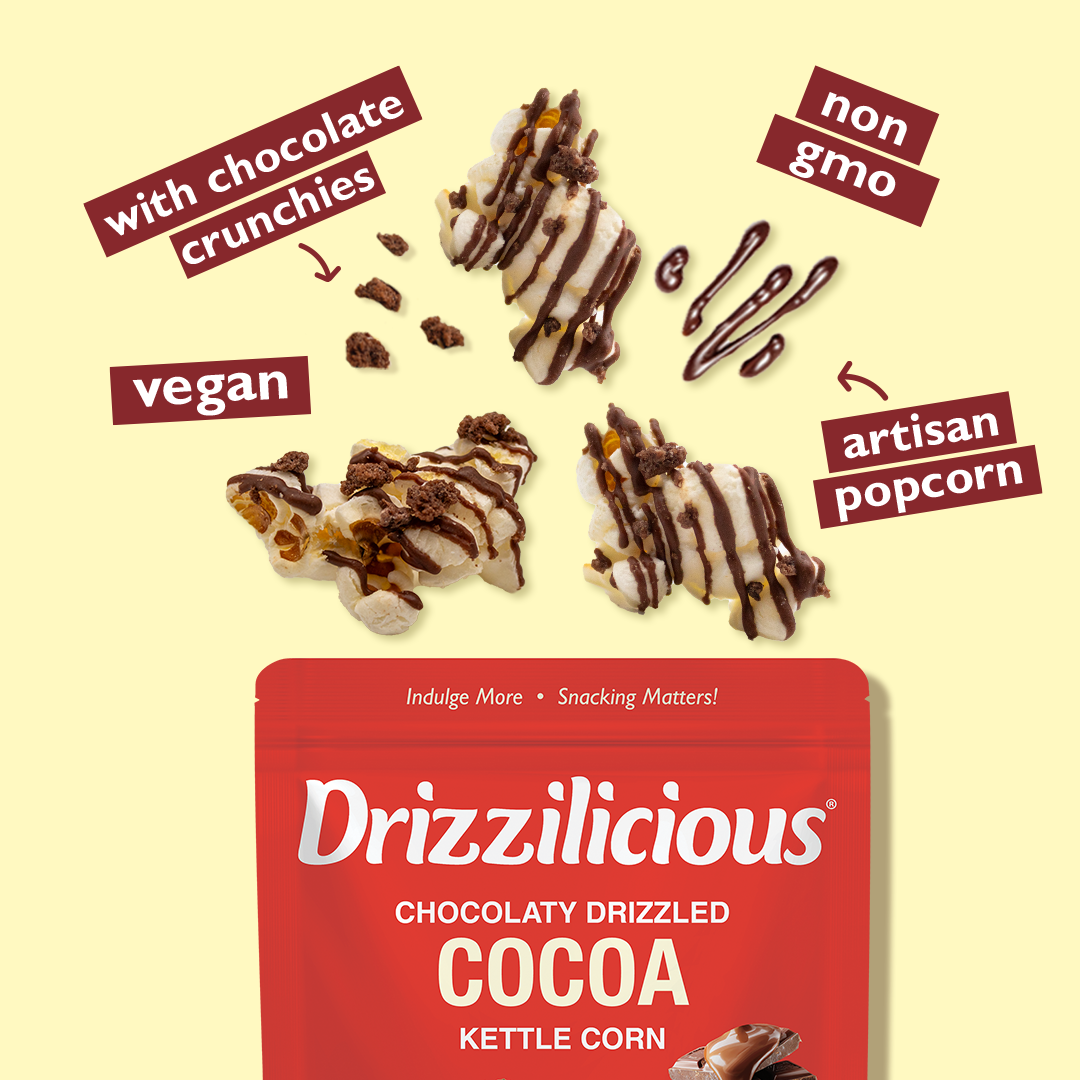 Cocoa Drizzled Kettle Corn 4.5oz